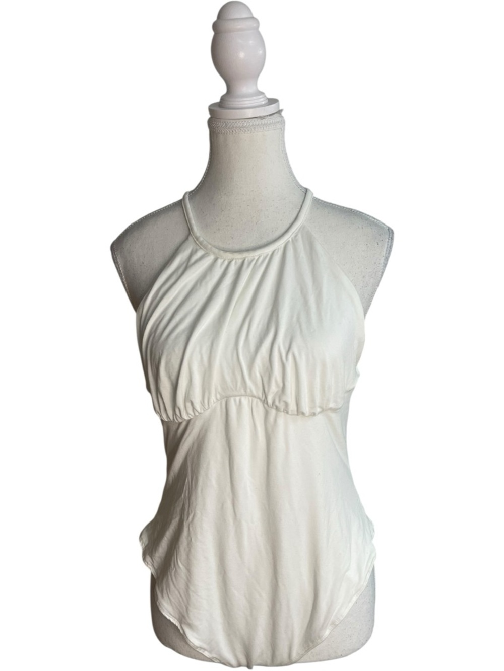 Simkhai Elara Stretch Jersey Bodysuit White